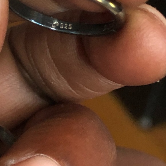 5 silver stack rings - Picture 5 of 6